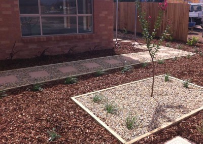 Landscaped front garden