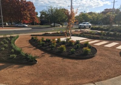 Landscaped entry garden for Majura Primary School, Canberra